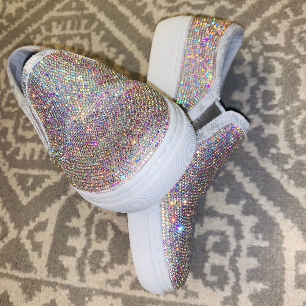 Skechers Glitter SlipOn Sneakers 7.5